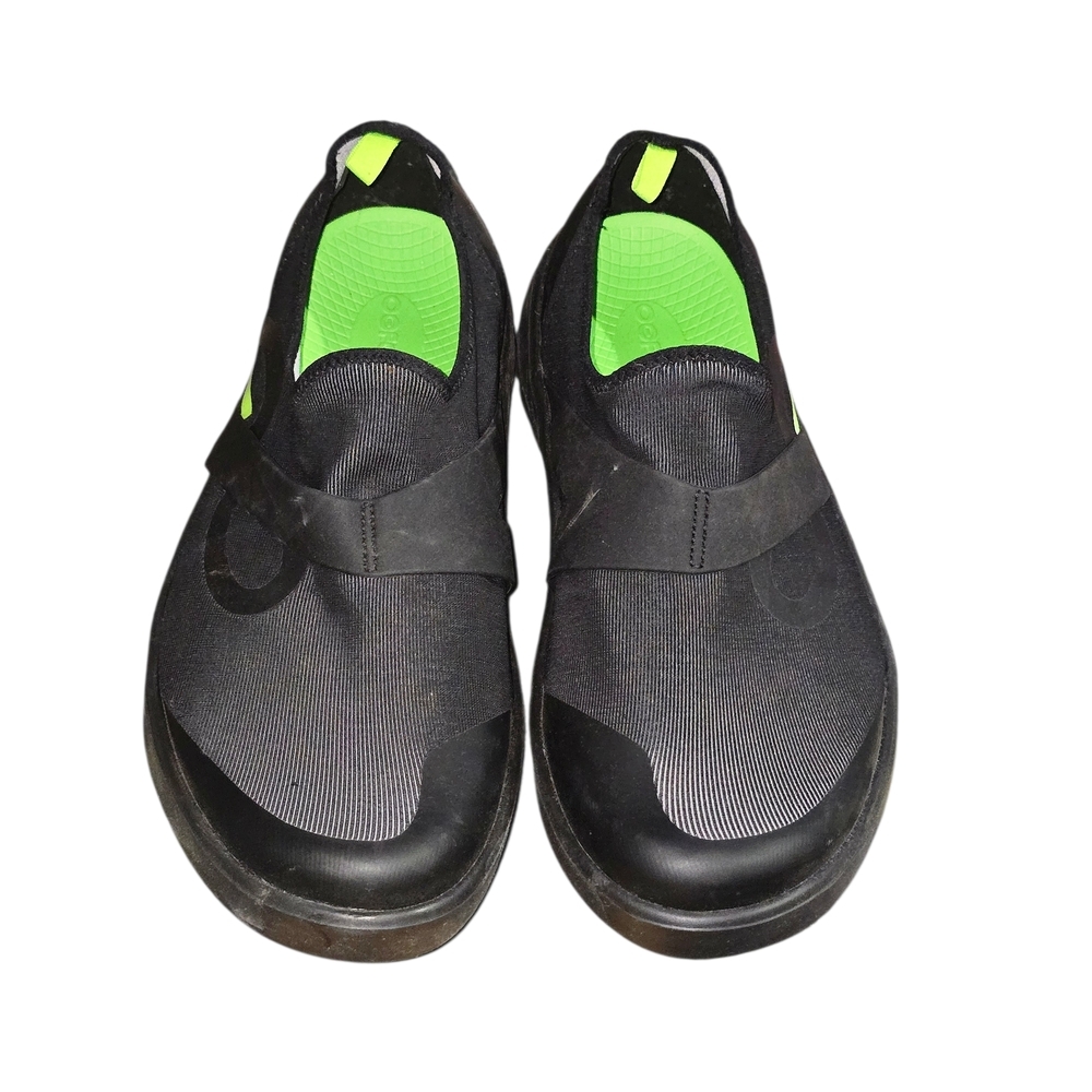 Oofos Oomg Men's Fibre Low Slip On Black Shoe Lightweight Size 12 - Picture 2 of 7
